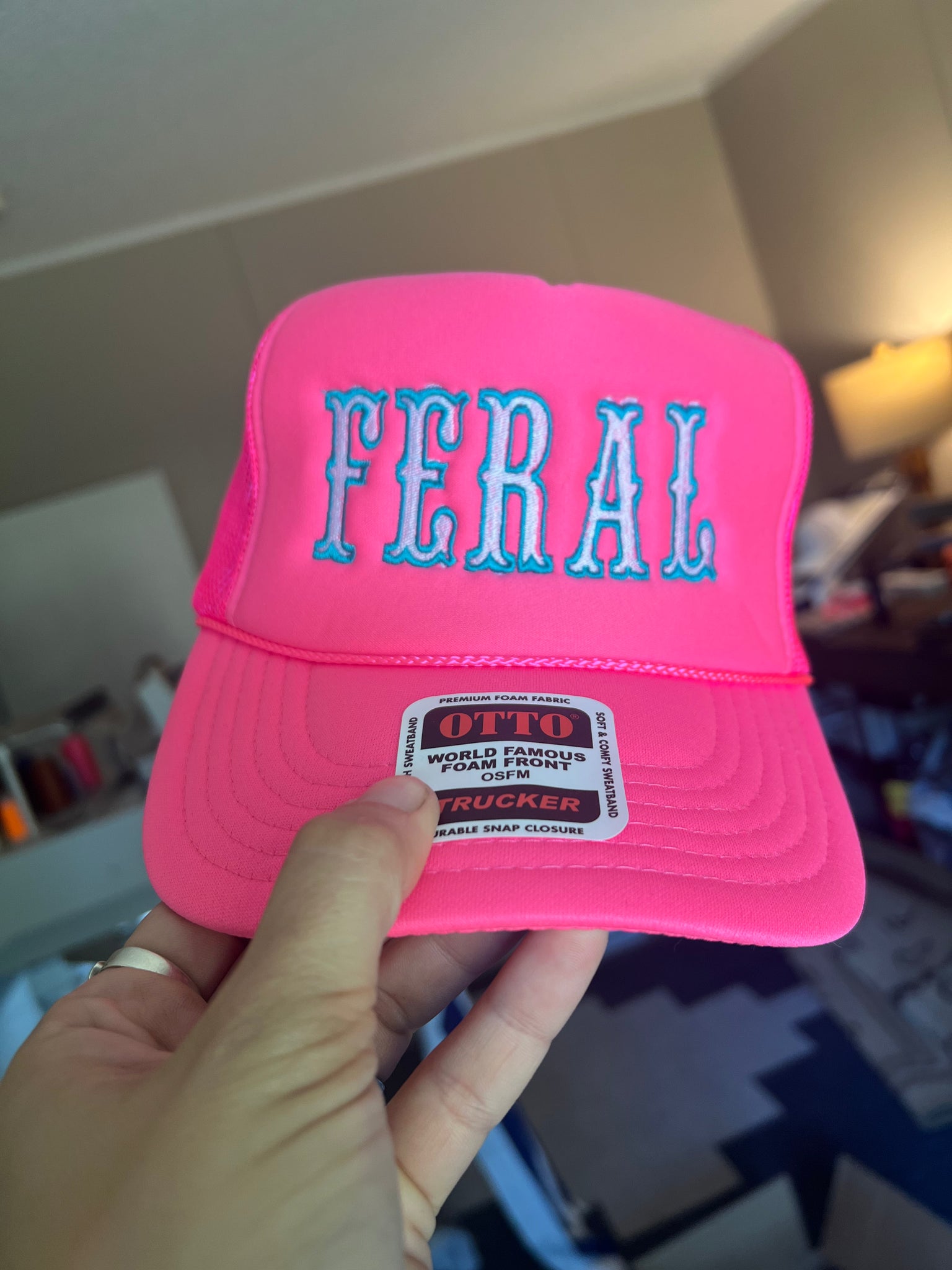 Feral trucker cap