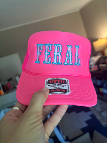 Feral trucker cap
