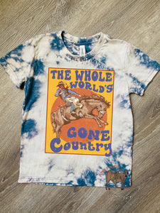 Gone country kids tee